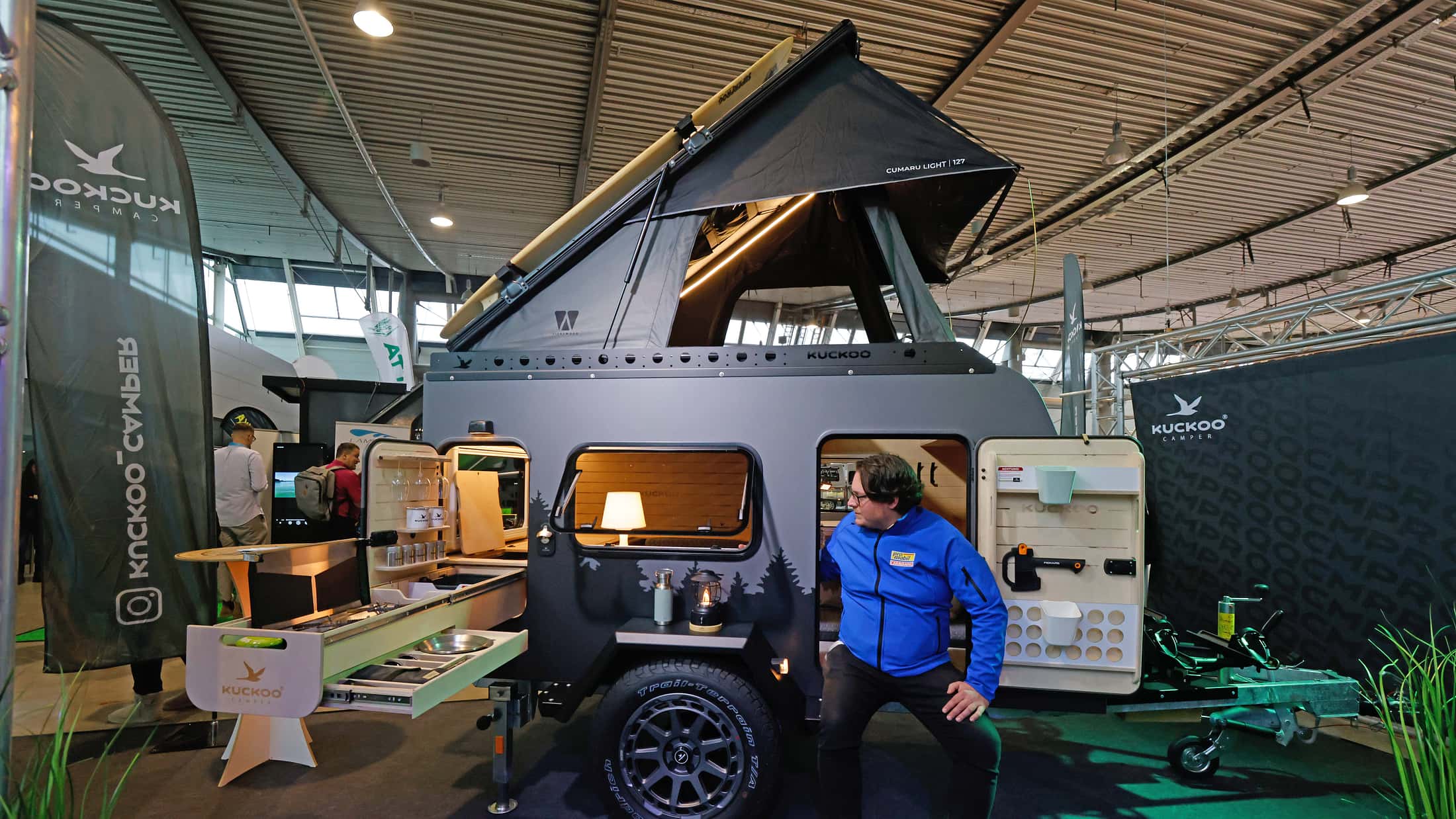 tent sealer spray Nikwax & Gear SolarProof On 500ml Farbe:Dunkel Rot Category_Products/Professions/Logistics & Transport/Logistics & transport accessories Camping am Altmühlsee use applicator applies a