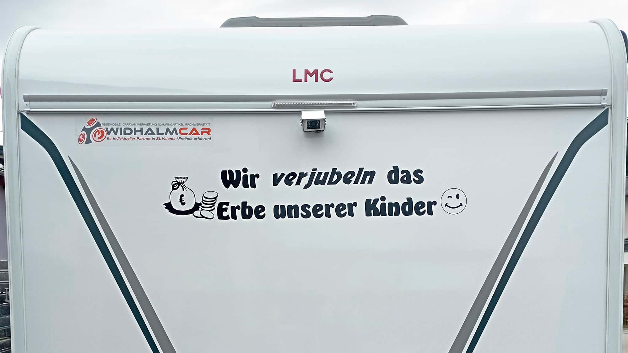 Total peinlich oder witzig? Sprche auf Wohnmobilen